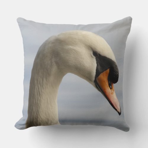 Vancouver Stanley Park Mute Swan Cygnus olor 2 Throw Pillow