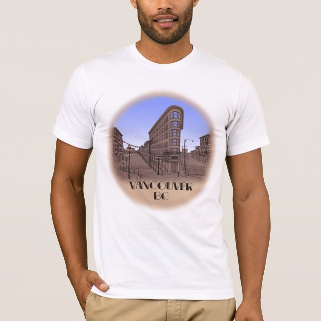 Vancouver T-shirt Unisex Gastown Souvenir T-shirt (Front)