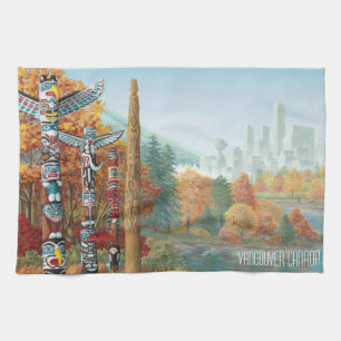 Vancouver Towel Vancouver Souvenir Tea Towel