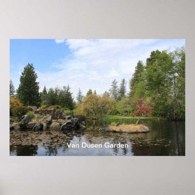 Vancouver Van Dusen Botanical Garden. Poster (Front)