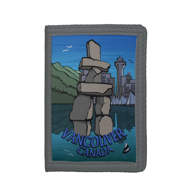 Vancouver Wallet Custom Vancouver Souvenir Wallet (Front Vertical)