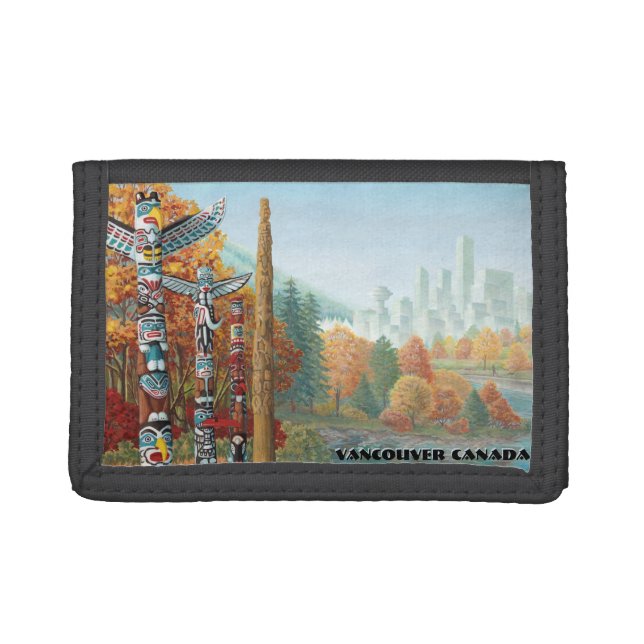 Vancouver Wallet Custom Vancouver Souvenir Wallet (Front)