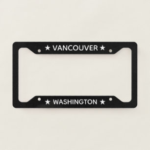 Vancouver Washington Stars License Plate Frame