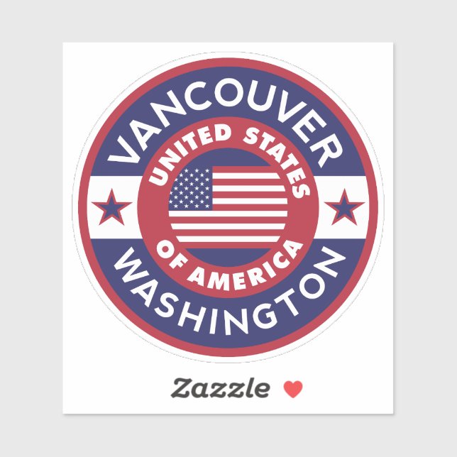 VANCOUVER, Washington Sticker (Sheet)