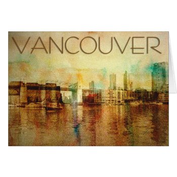 Vancouver Water Color by iiphotoArt at Zazzle