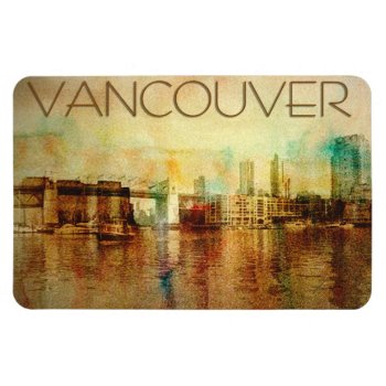 Vancouver Water Color Magnet by iiphotoArt at Zazzle