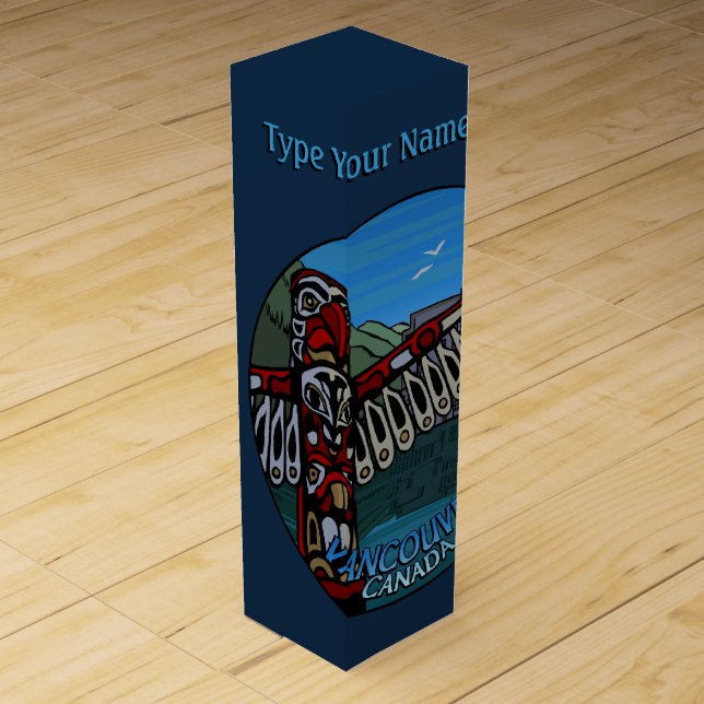 Vancouver Wine Box Customize Vancouver CN Souvenir (Front)