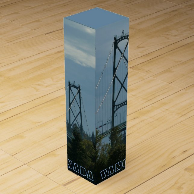 Vancouver Wine Box Customize Vancouver CN Souvenir (Back)