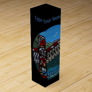 Vancouver Wine Box Customize Vancouver CN Souvenir