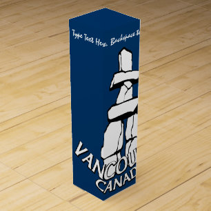 Vancouver Wine Box Customize Vancouver CN Souvenir
