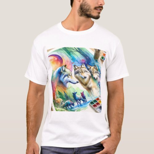 Vancouver Wolves 050624AREF122 _ Watercolor T_Shirt