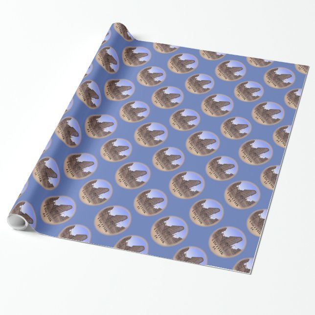 Vancouver Wrapping Paper Personalize Holiday Paper (Unrolled)