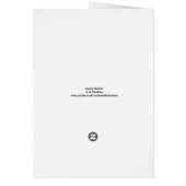 Vanda Orchids Blank Card (Back)