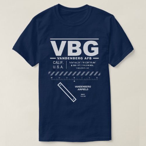 Vandenberg Air Force Base VBG T_Shirt