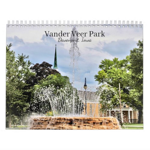 Vander Veer Park Davenport Iowa Calendar
