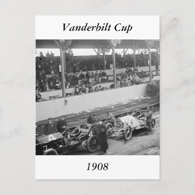 Vanderbilt Cup, 1908 Postcard (Front)