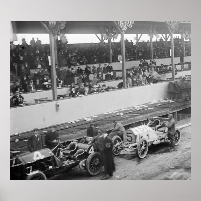 Vanderbilt Cup: 1908 Poster (Front)