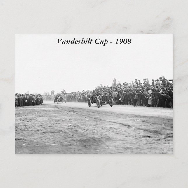 Vanderbilt Cup Auto Race, early 1900s Postcard (Front)