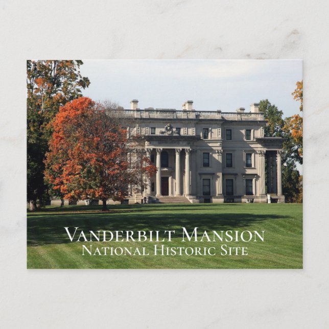 Vanderbilt Mansion National Historic Site, NY Postcard (Front)