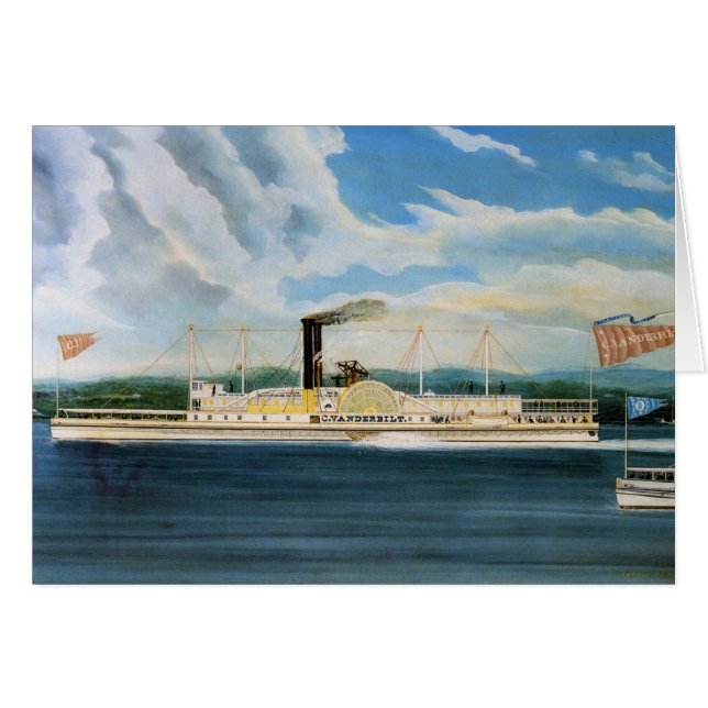 Vanderbilt steamboat 1847 cards (Front Horizontal)