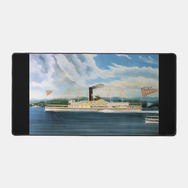 Vanderbilt steamboat 1847 desk mat (Front)
