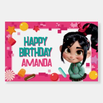 Vanellope Birthday Foam Board by wreckitralph at Zazzle