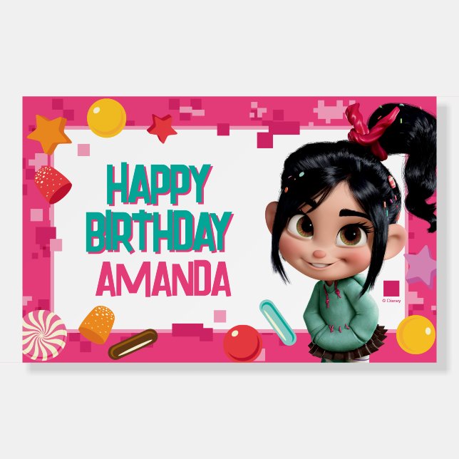 Vanellope Birthday Foam Board (Front)