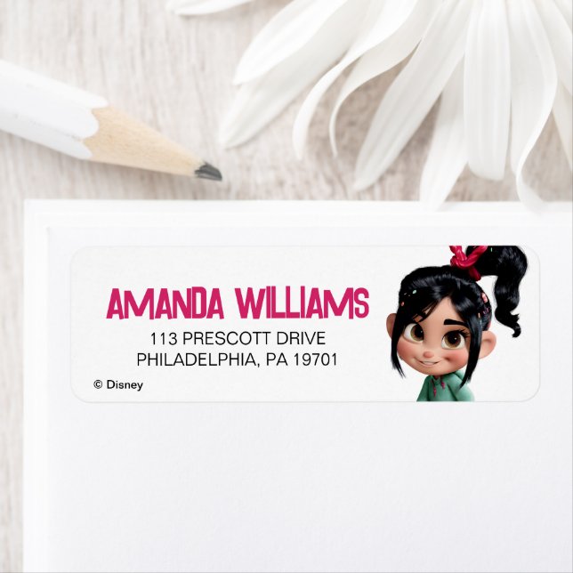 Vanellope Birthday Label (Insitu)