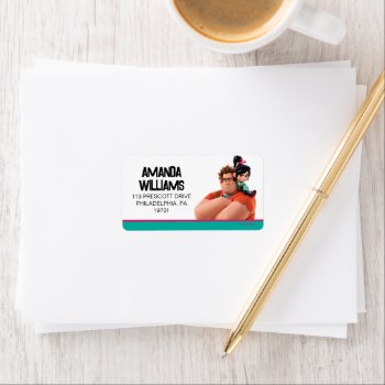 Vanellope Birthday Label by wreckitralph at Zazzle
