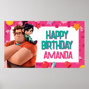 Vanellope Birthday Poster by wreckitralph at Zazzle