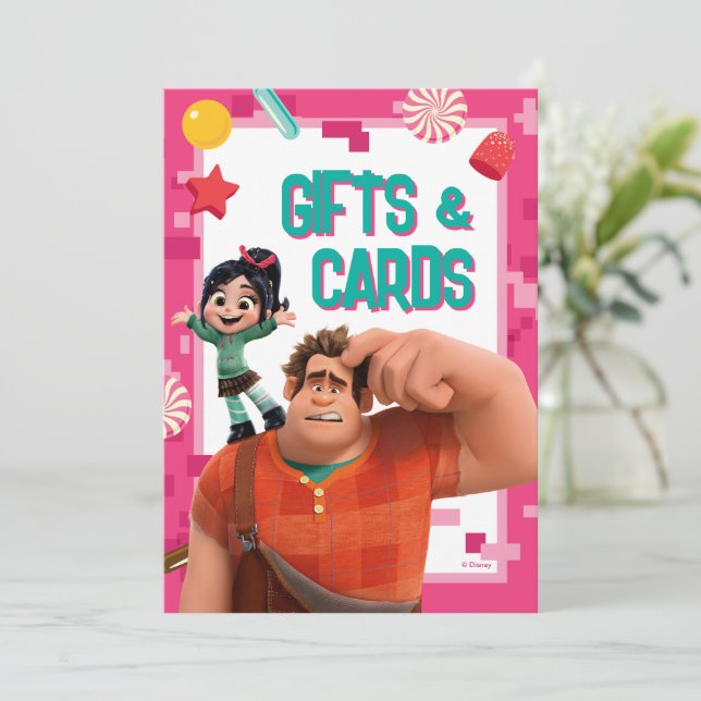 Vanellope Birthday Thank You Card (Standing Front)