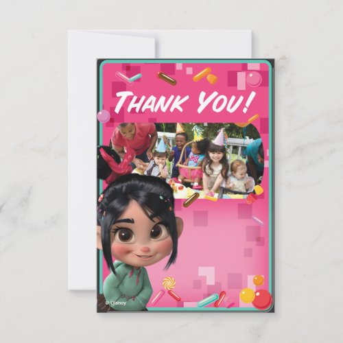 Vanellope Birthday Thank You Cards