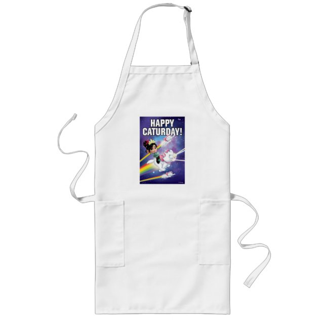 Vanellope | Happy Caturday! Long Apron (Front)