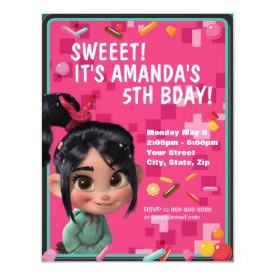 wreck it ralph birthday invitation zazzle com
