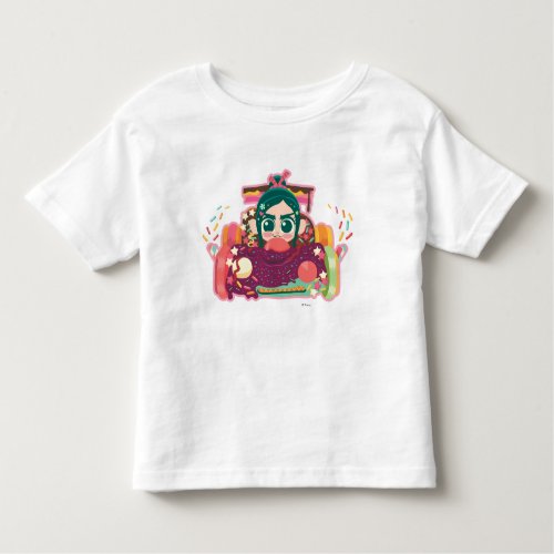 Vanellope Von Schweetz Driving Car Toddler T_shirt