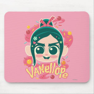 Vanellope Von Schweetz Face Mouse Pad