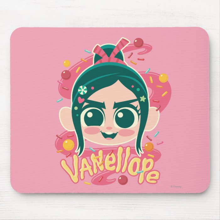 Vanellope Von Schweetz Face Mousepad