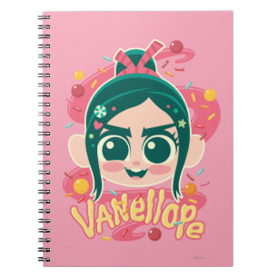 Vanellope Von Schweetz Face Notebook