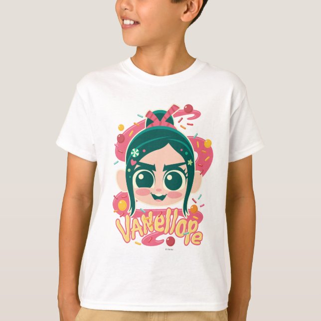 Vanellope Von Schweetz Face T-Shirt (Front)