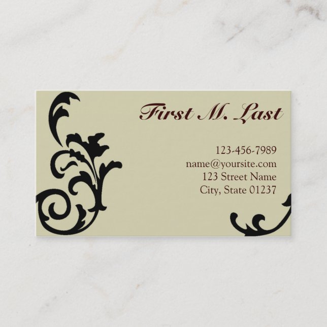 vanessa business card (Front)