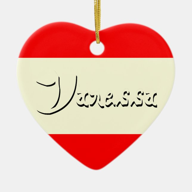 Vanessa Ornament (Front)