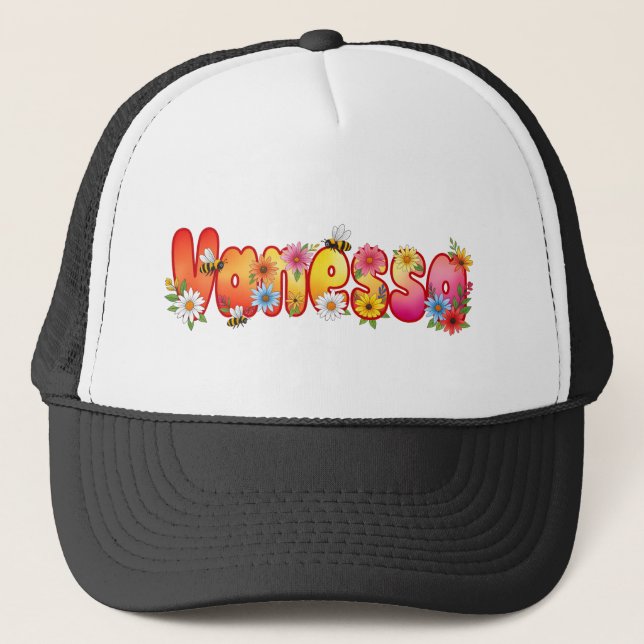 Vanessa - personalised hats for her (Front)