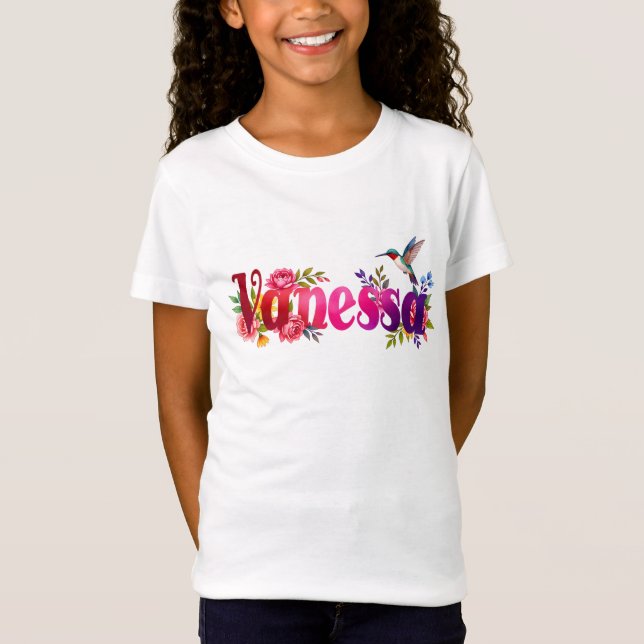 Vanessa - Personalised Shirt  - For Kids (Front)