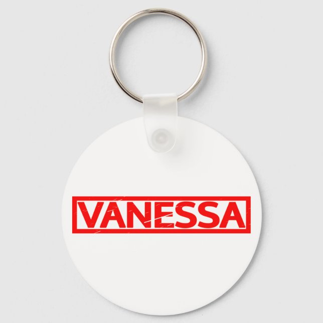 Vanessa Stamp Keychain (Front)