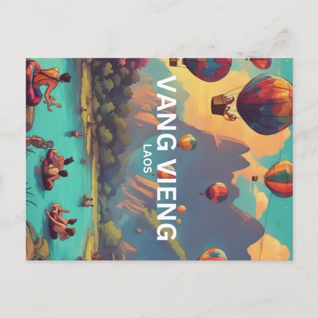 Vang Vieng Postcard (Front)