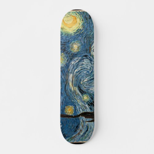 Vangogh Starry Night Skateboard Pro