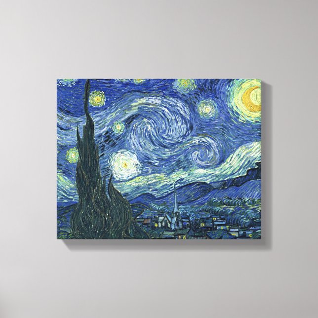 VanGogh Starry Night Wrapped Canvas (Front)
