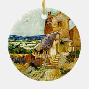 VanGogh - The Old Mill Ceramic Ornament