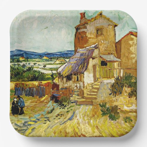 VanGogh _ The Old Mill Paper Plates