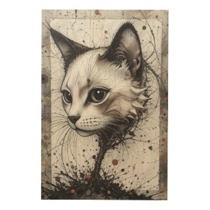 Vanguard Cat Wood Wall Art